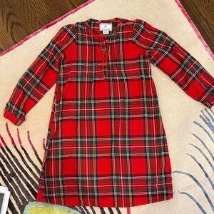 Petite Plume size 5 Red Plaid Kids Pajamas Nightgown